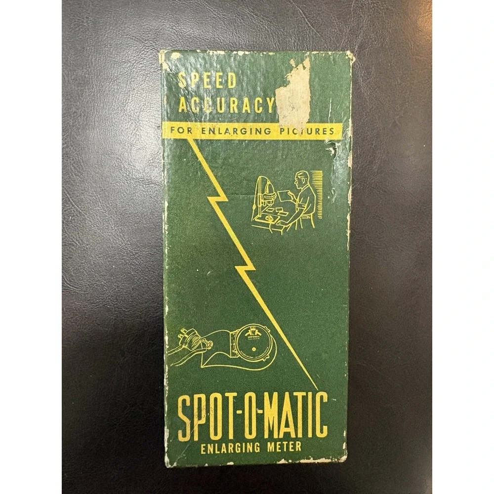 Vintage Spot-O-Matic Enlarging Meter Kinnard Company Milwaukee WI Darkroom Photo